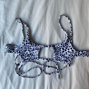 Zaful dotted bikini top